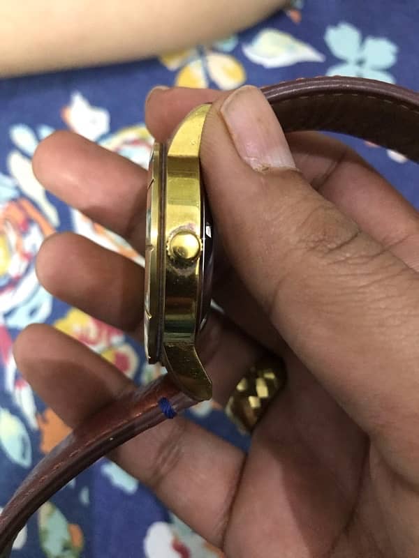 SEIKO 5 original gold plated watch 2