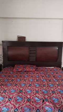 Wooden Bed Set