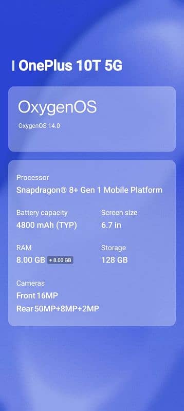 OnePlus 10T 5G 5