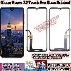 Sharp Aquos R3 Touch Oca Glass Original