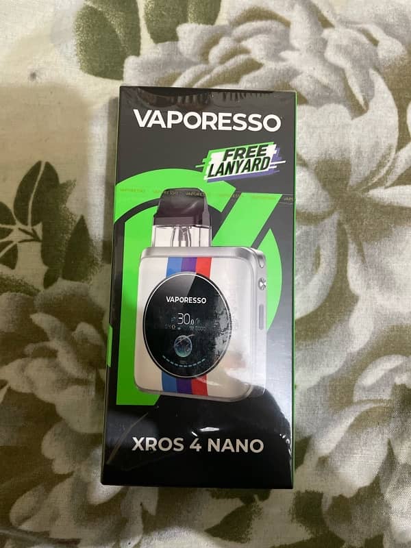 vaporesso xros nano 4 pod / vape box pack 9