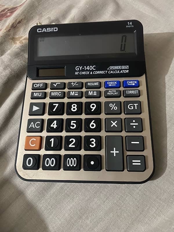 Casio calculator 1