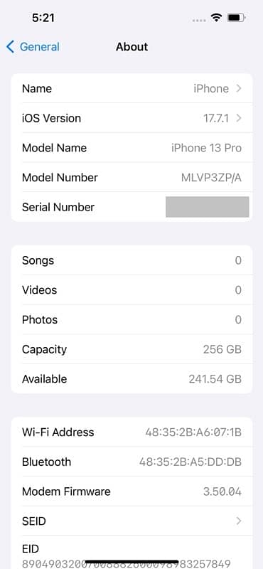 iPhone 13 Pro 256GB PTA Approved 5