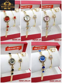 XCELLENT PREMIUM GIRLS DIAMOND STONES JEWELRY WATCH