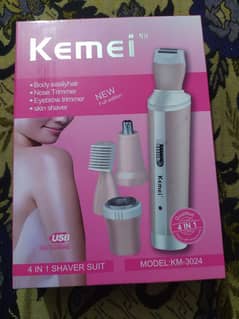 KEMEI 4 in 1 for Women Hair remover Flawless km 3024