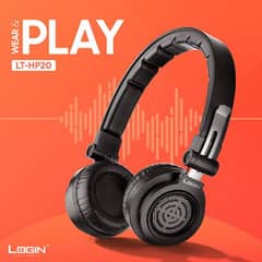 (LOGIN) headphones (lt-hp20) only 2 Days use •One Year warranty