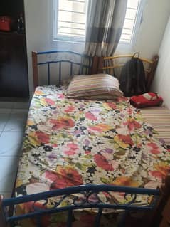 2 single bed plus wardrobe