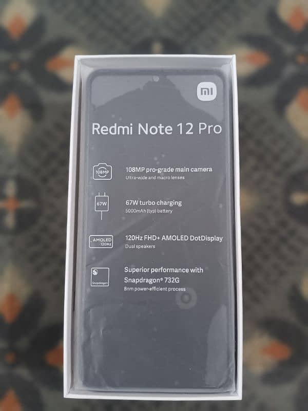 Redmi Note 12 pro 16+256 in excellent condition with accessories 5