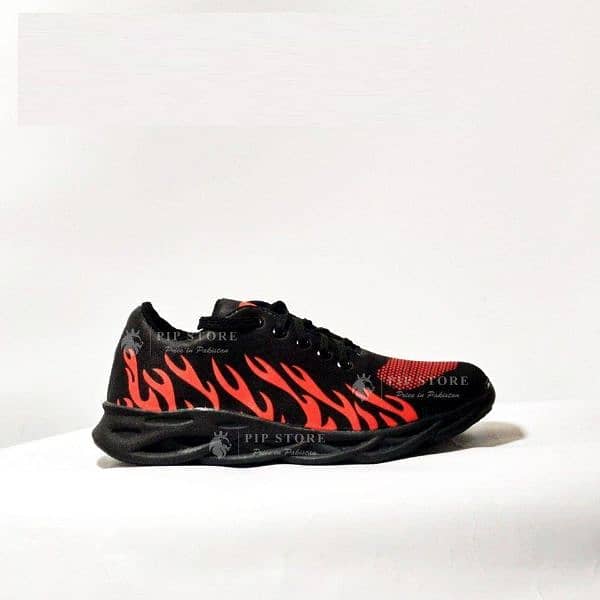 Men Fibric Running Jogars Red Fire 1