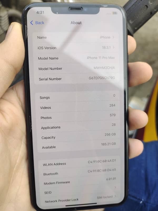 Iphone 11 pro max 256 gb 1