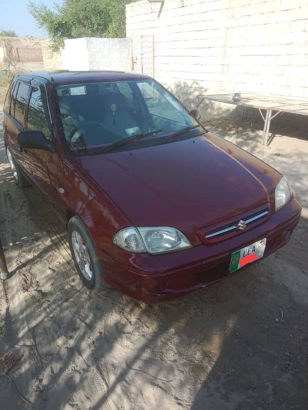 Suzuki cultus 2007 red colour alloy Rim 0