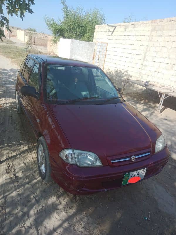 Suzuki cultus 2007 red colour alloy Rim 1