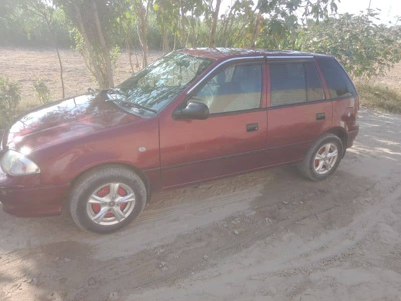 Suzuki cultus 2007 red colour alloy Rim 5