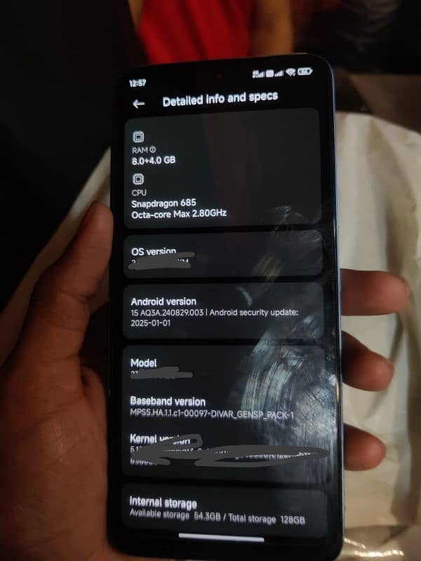 Redmi note 12 10/10 condiction all assries 5