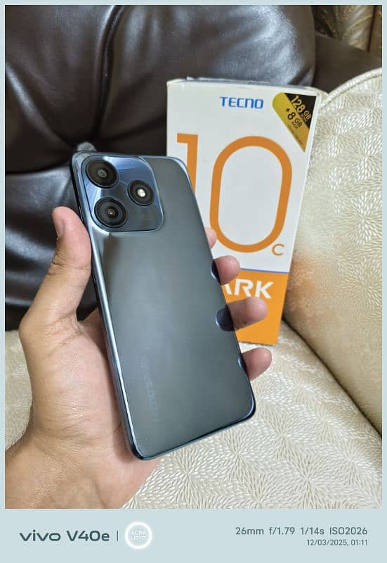 TECNO SPARK 10C (4GB+128GB) 10/10 CONDITION WITH BOX &  ACCESSORIES 2