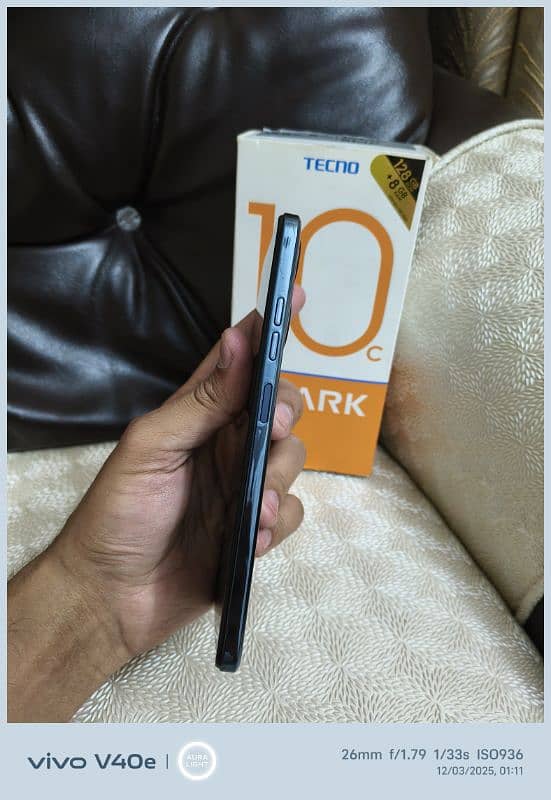 TECNO SPARK 10C (4GB+128GB) 10/10 CONDITION WITH BOX &  ACCESSORIES 5