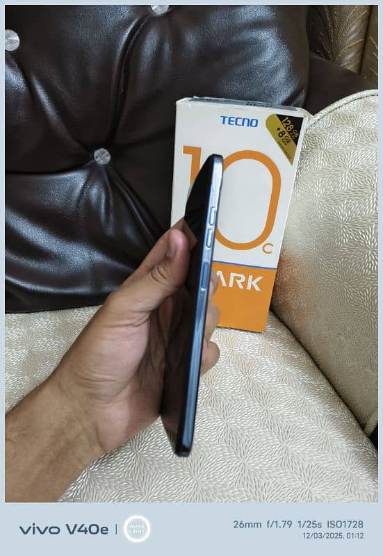 TECNO SPARK 10C (4GB+128GB) 10/10 CONDITION WITH BOX &  ACCESSORIES 6