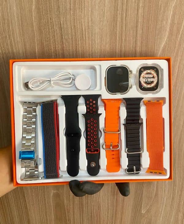 S100 Fendior Smart Watch Ultra 2 With 7 Straps 49mm 2