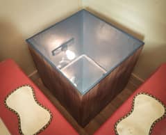 Infinity table , illusion table creative art piece.