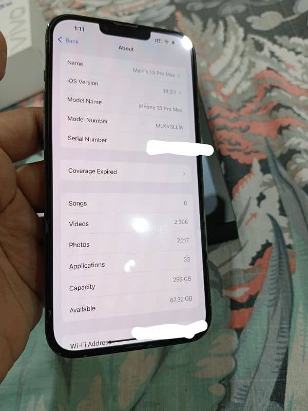 iphone 13 pro max LLA 256GB PTA APPROVED 10