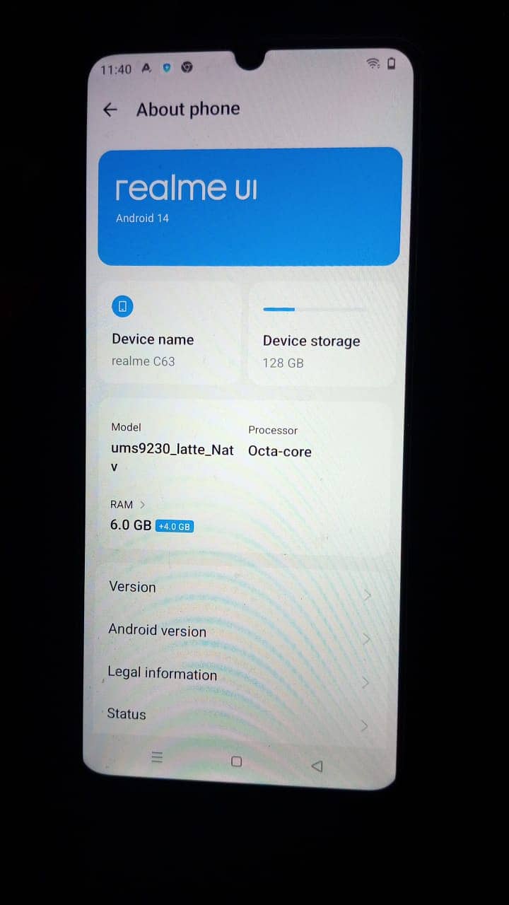 Realme c63 6/128 only phone urgent sale 2