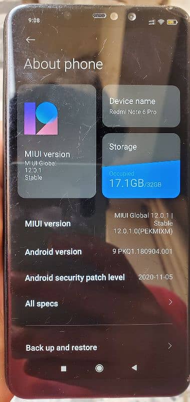 redmi note 6 pro sale / exchange 8