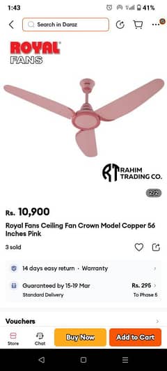 royal pink fan