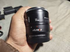 Canon 50mm F 1.8 And Viltrox EF-EOS M  Adapter