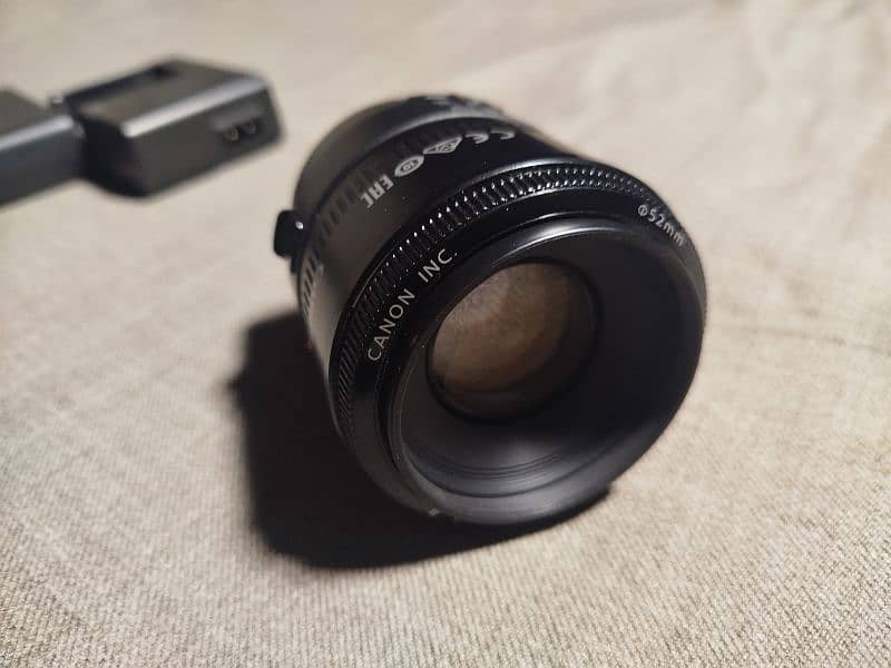 Canon 50mm F 1.8 And Viltrox EF-EOS M  Adapter 2