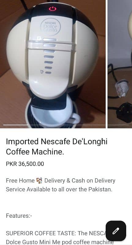 Buy Anyone 03 imported Coffee Machines and Get 01 Coffee Machine Free. 11