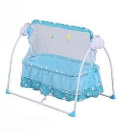 Automatic Electric Remote Control Baby Swing - Blue