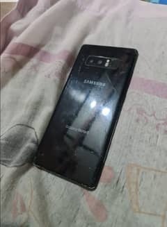 Samsung note 8 6 64 dual sim offical aproved rabta 03462555805