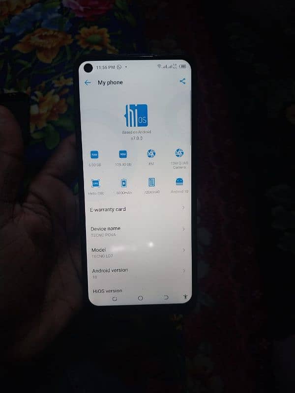 Tecno pova 6/128gb exchange possible only phone hai 1