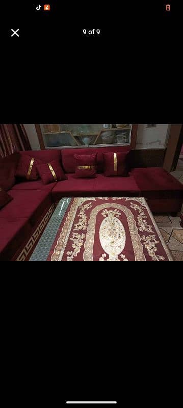 sofa set almost new 0