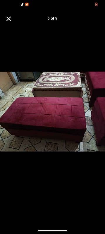 sofa set almost new 3