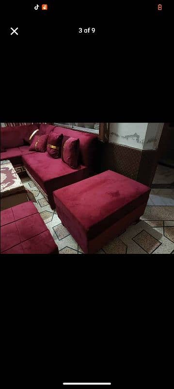 sofa set almost new 4