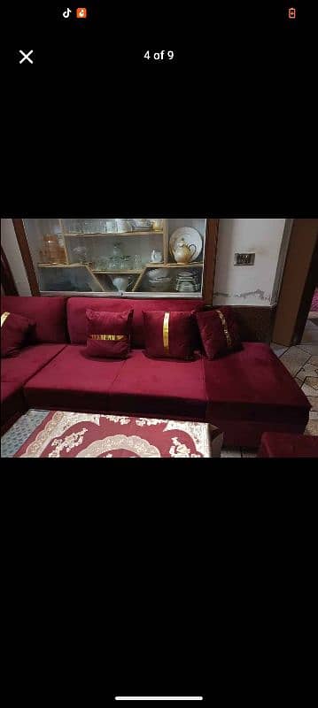 sofa set almost new 5