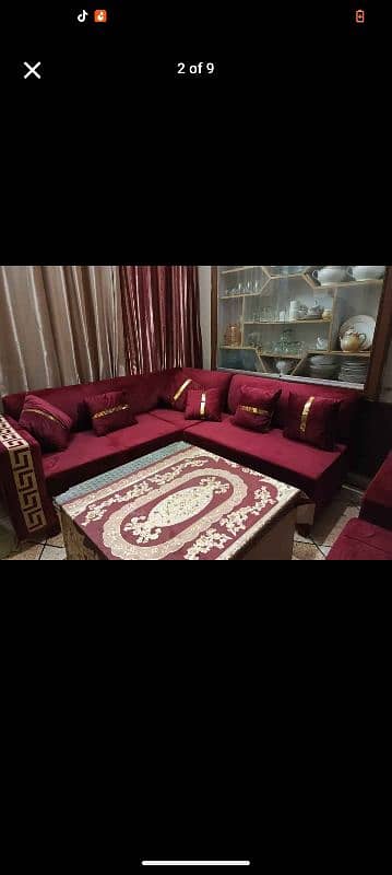 sofa set almost new 7