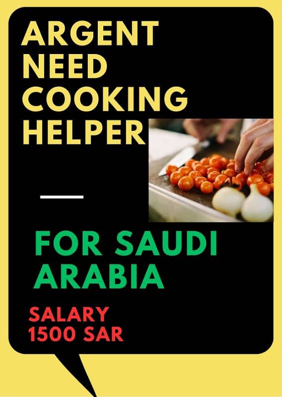 saudi Arabia hotel my cooking helper ka visa hai 0