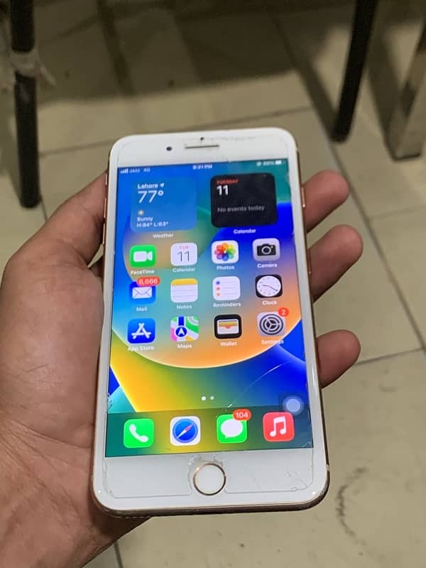 i Phone 8 Plus Pta approved 64 Gb 4