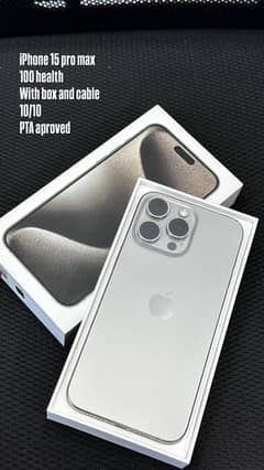 IPhone 15 pro max Zpa model pta aproved