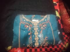 one time used branded Bin Saeed collection shirt and duppatta