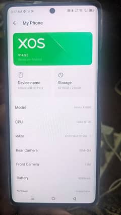 Infinix hot 50 pro plus. 8/256 just open box