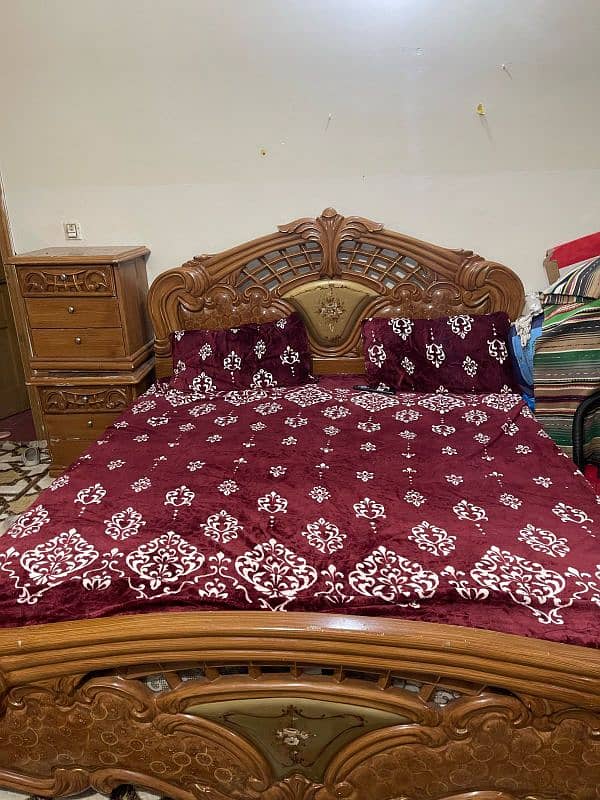 used bed for sale high quality wood 1