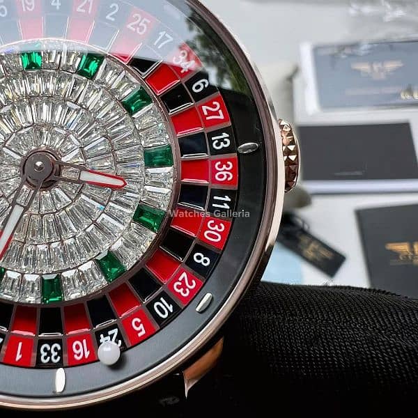 PINDU Roulette Wheel Diamonds Luxury Automatic Watche 1