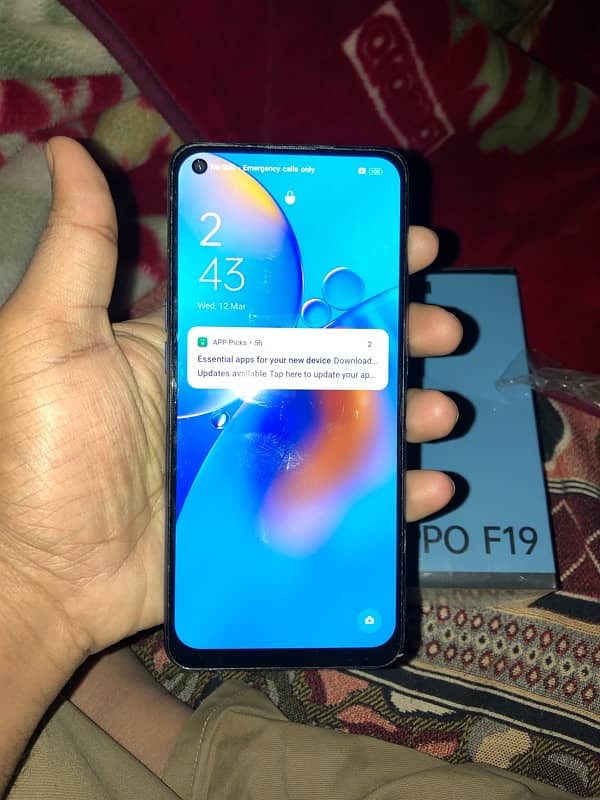 Oppo F19 6gb 128 gb with box 4