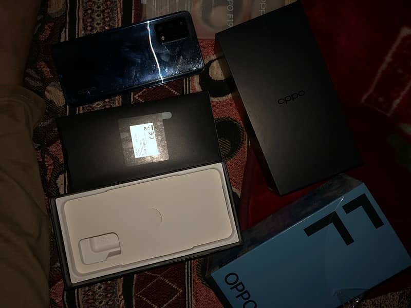 Oppo F19 6gb 128 gb with box 6