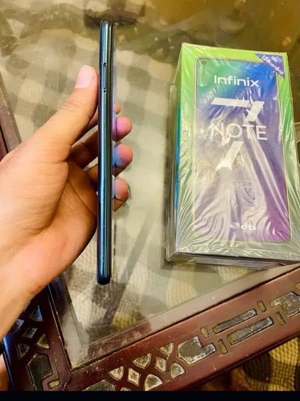 note 7 6.128gb with box and charger only glass change 2