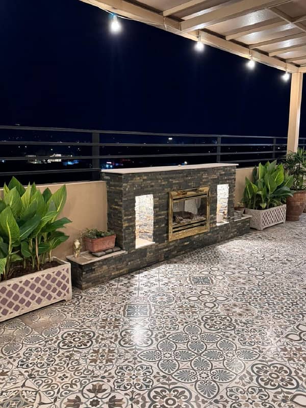 F-11: PENTHOUSE, Fully-Furnished, Top-Floor, High-Rise Building, 4500 Square Feet, Exceptional Privacy, Elegance and Sophistication,3 Bedrooms, D/D, Lounge, Private Terrace, Scenic View, Price 14.75 Crores, Negotiable 8