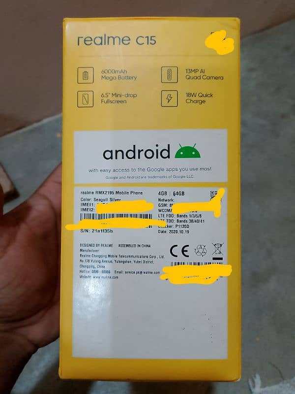 Realme C15 PTA Approved 1